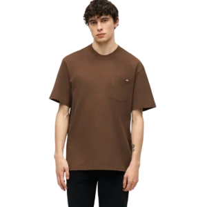 Camiseta Dickies con bolsillo Luray Marrón