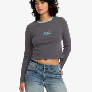 Camiseta Rvca de manga larga Hills Gris
