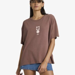 Camiseta Rvca  Move On de manga corta Marrón