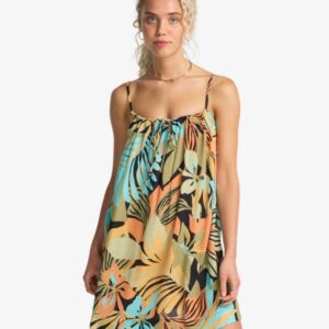 Vestido Billabong Mini de playa Beach Song Verde