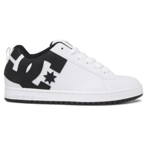 Zapatillas DC de piel COURT GRAFFIK Blanca