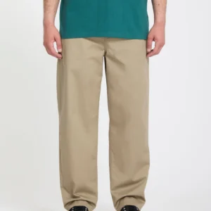 Pantalón Volcom con cintura elástica Freazy Loose - Khaki