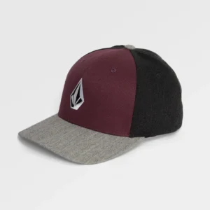 Gorra Volcom Full Stone Heather Flexfit Granate