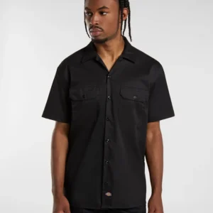 Camisa Dickies de trabajo de manga corta Black