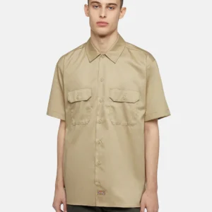 Camisa Dickies de trabajo de manga corta Beige