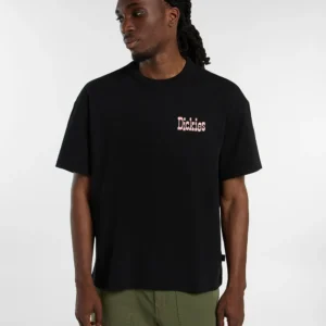 Camiseta Dickies de peso medio Polk Negra