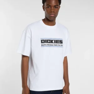 Camiseta Dickies de peso medio Derby Blanca