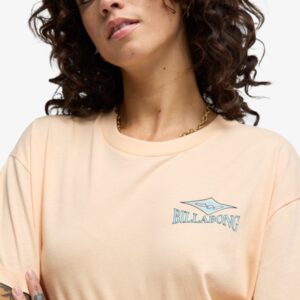 Camiseta Billabong de manga corta Heritage Baker Naranja