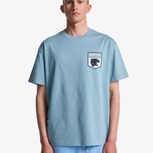Camiseta Rvca de manga corta Azul