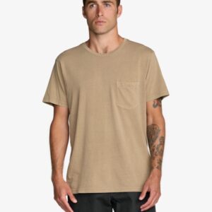 Camiseta Rvca PTC 2 Pigment de manga corta Beige