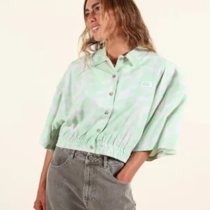 Camisa OXBOW de manga larga Vibes Verde