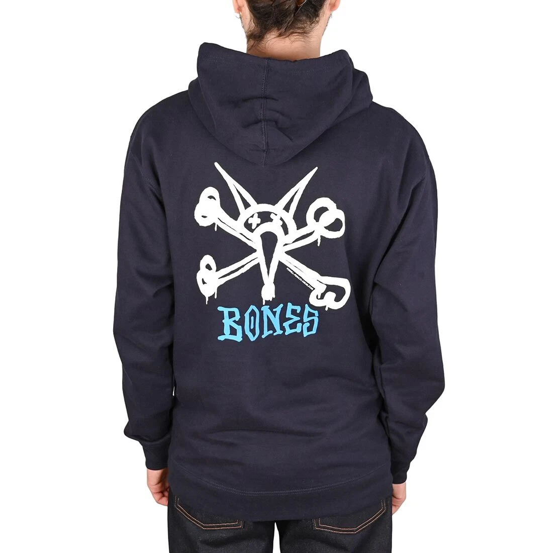 Sudadera Powell Peralta Skateboard Rat Bones Azul Marino - Imagen 2