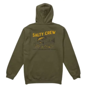 Sudadera Salty Crew Nature Vibes - Verde Oliva