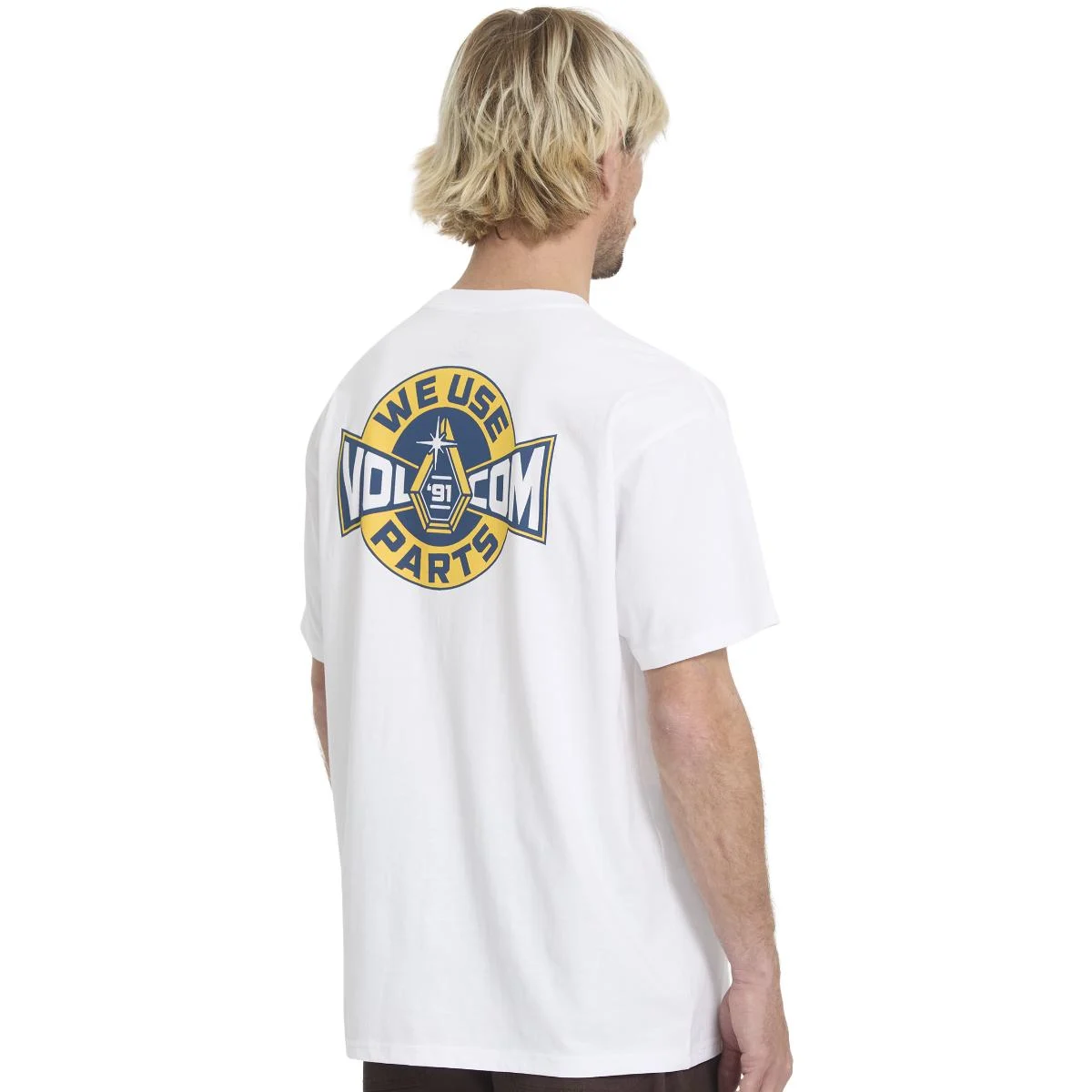 Camiseta Volcom Parted Out Pocket Blanca