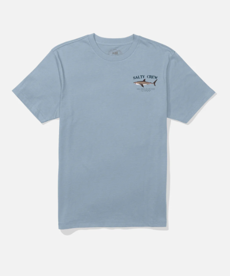 Camiseta Salty Crew de manga corta Bruce Azul