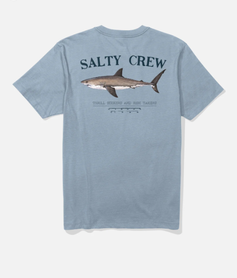 Camiseta Salty Crew de manga corta Bruce Azul - Imagen 2