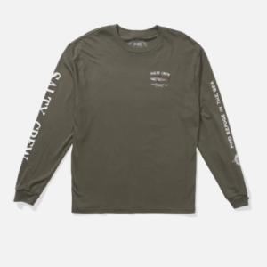 Camiseta Salty Crew de manga larga Bruce Verde