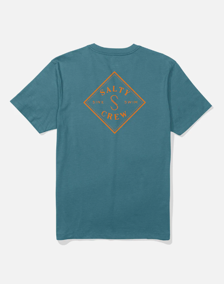 Camiseta Salty Crew de manga corta Tippet Hydro Azul - Imagen 2