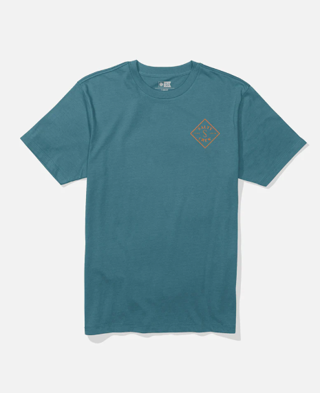 Camiseta Salty Crew de manga corta Tippet Hydro Azul