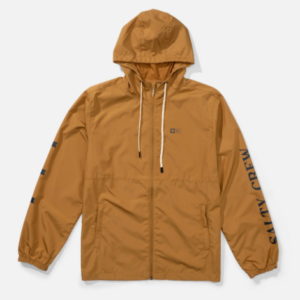Chaqueta cortavientos Salty Crew Surface Marrón hueso