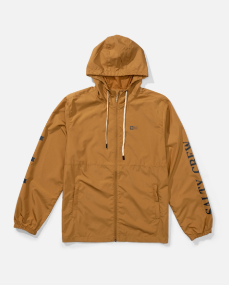 Chaqueta cortavientos Salty Crew Surface Marrón hueso