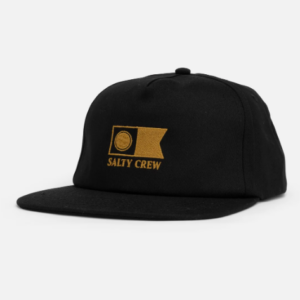 Gorra Salty Crew Snapback insignia Negra