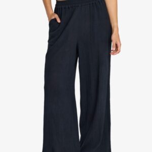 Pantalón Rvca cintura elástica Mujer New Yume Wide Negro