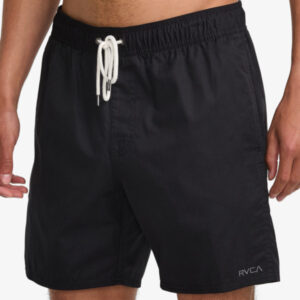 Bermuda Rvca híbrida Opposites Elastic Hombre Negro