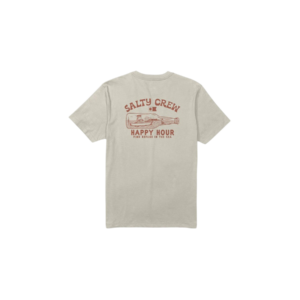 Camiseta Salty Crew Bottle Rocket Moombeam Beige