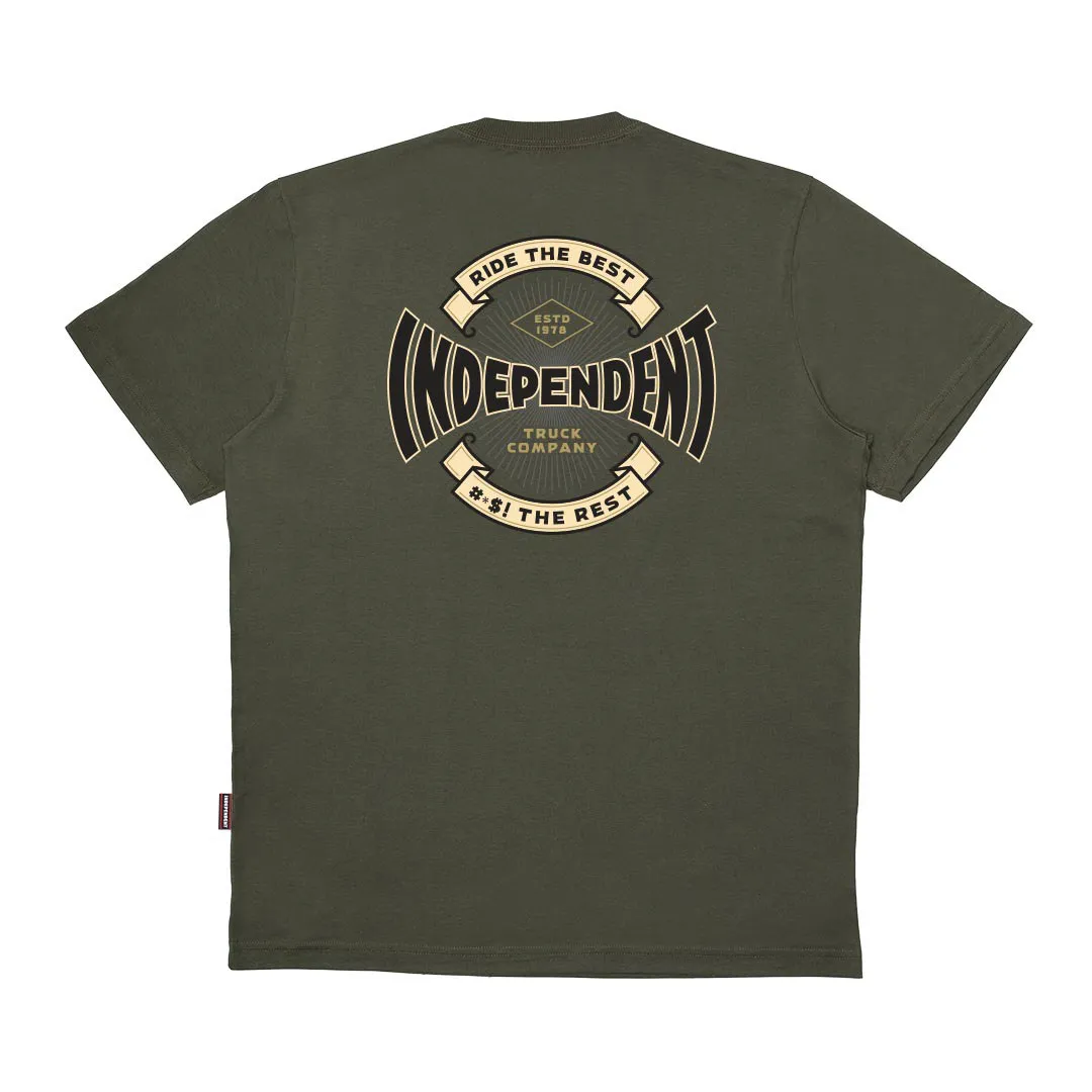 Camiseta Independent Established 78 FRST Verde - Imagen 2