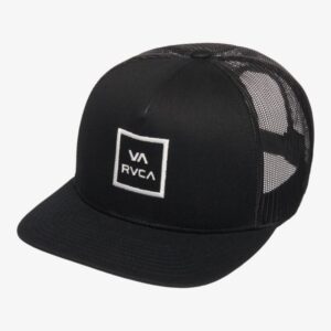 Gorra Rvca Trucker Va All The Way Negra