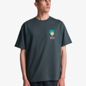 Camiseta Rvca Hombre Cut Out  Negro