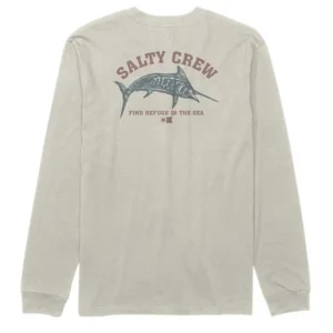 Camiseta Salty crew de manga larga de pesca Salty Crew Bill Beige
