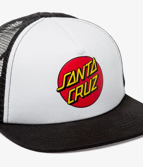 Gorra Santa Cruz Classic Dot Mesh Blanca - Imagen 3