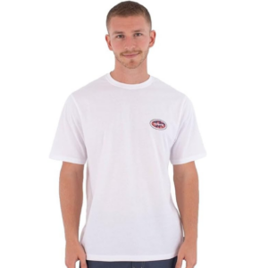 Camiseta Hurley manga corta Printing Press Vasce Blanca