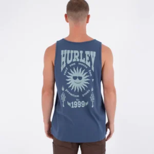 Camiseta  Hurley de tirantes  Printing press fomo Azul