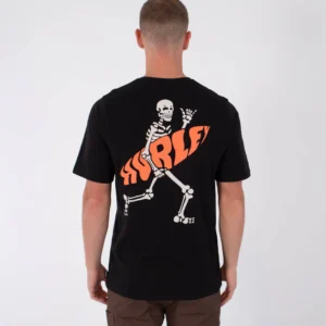 Camiseta manga corta Printing press flamingue Negra