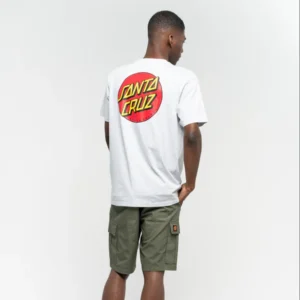 Camiseta Santa Cruz Classic Dot Chest Blanca