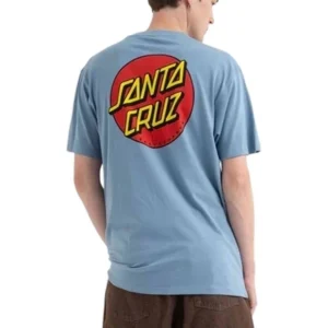 Camiseta Santa Cruz Classic Dot Chest Azul