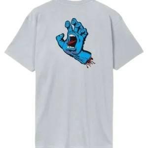 Camiseta Santa Cruz Screaming Hand Chest Gris