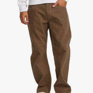 Pantalón Rvca Dayshift 5 Pocket Hombre Marrón