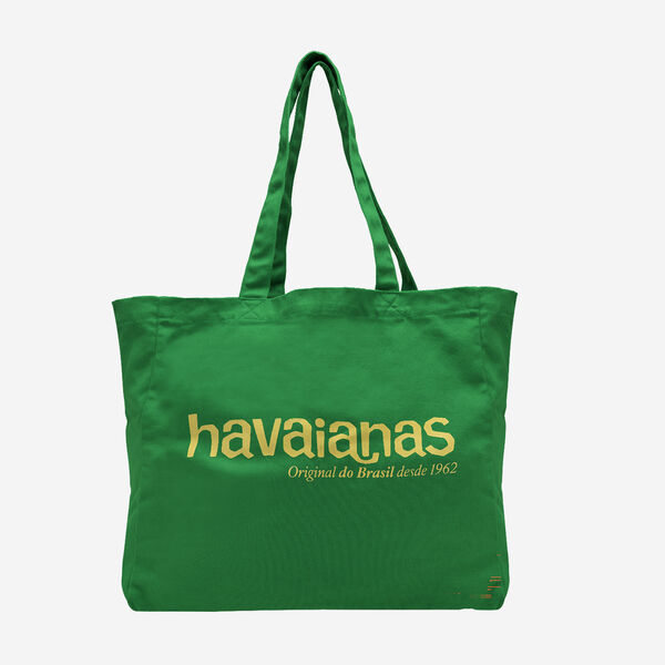 Bolso Tote Havaianas De Playa XL Logo Verde