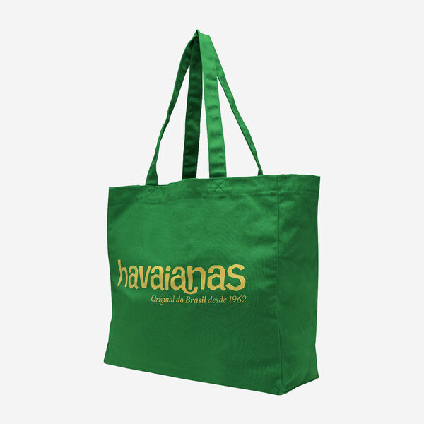 Bolso Tote Havaianas De Playa XL Logo Verde - Imagen 2