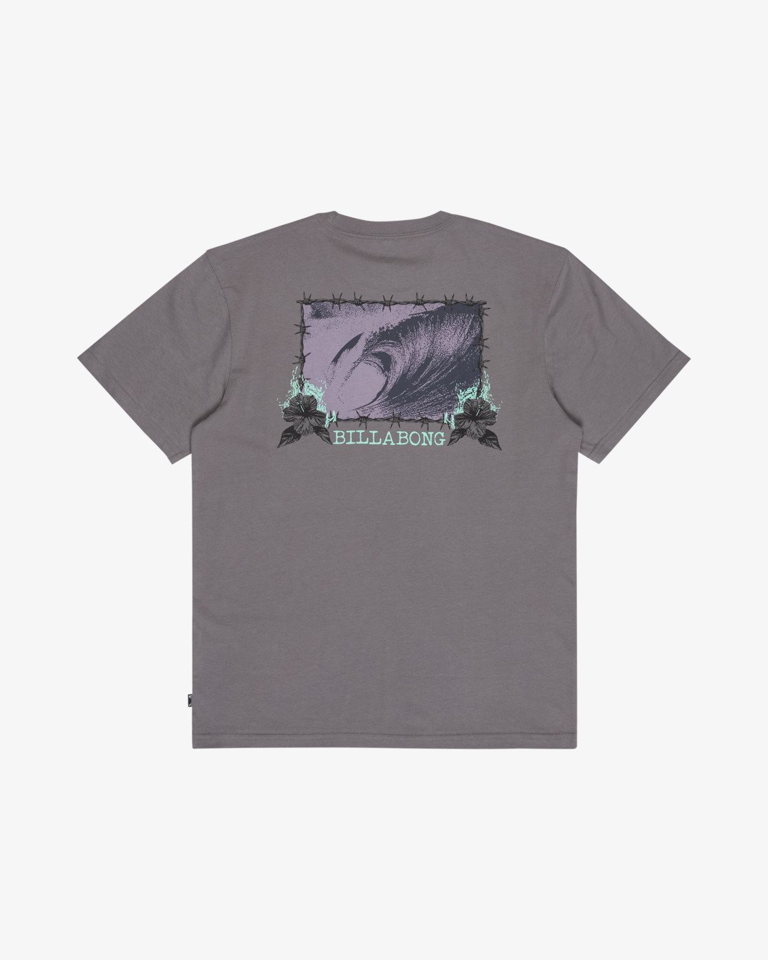Camiseta Billabong Retro Poster Gris - Imagen 4