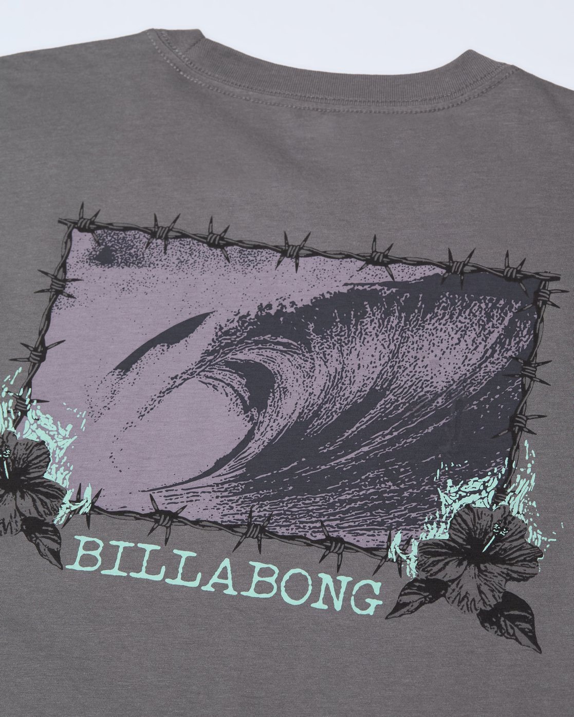 Camiseta Billabong Retro Poster Gris - Imagen 5