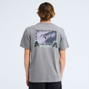 Camiseta Billabong Retro Poster Gris