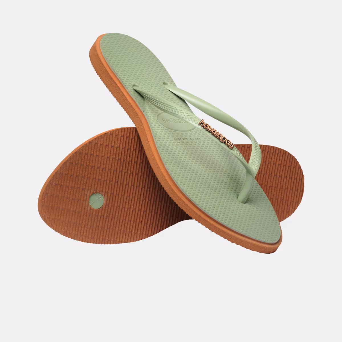 Sandalias Havaianas Slim Point Verde - Imagen 4