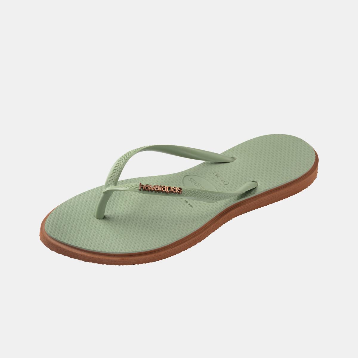 Sandalias Havaianas Slim Point Verde - Imagen 3