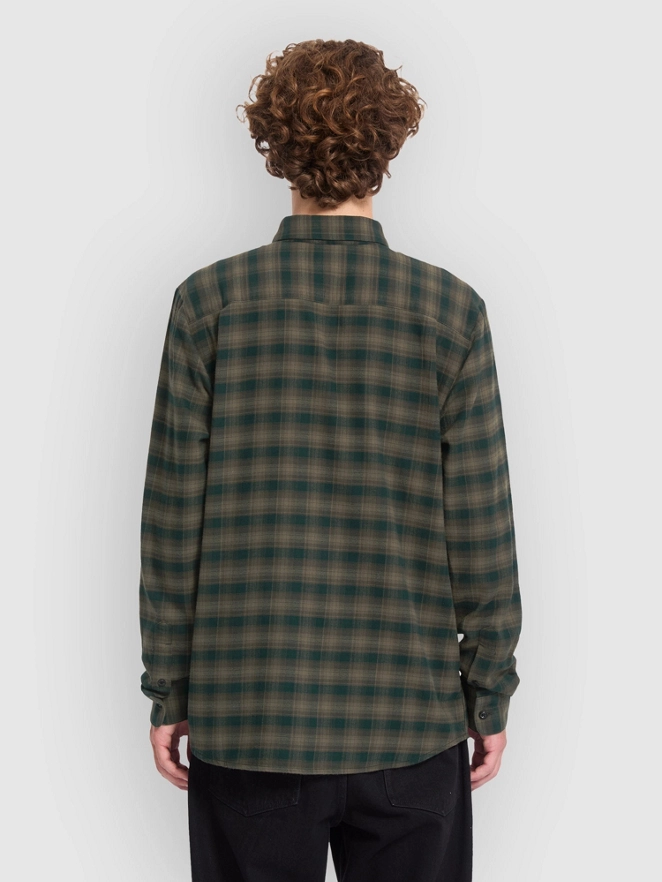 Camisa Volcom Caden Plaid Verde - Imagen 2