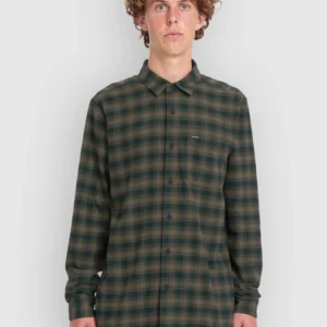 Camisa Volcom Caden Plaid Verde